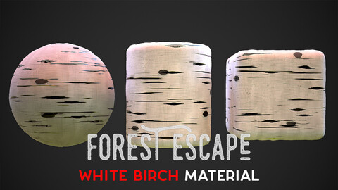 Forest Escape - White Birch Material