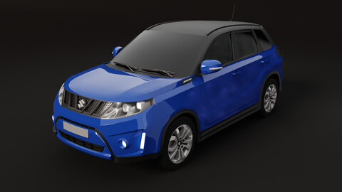 3D car Suzuki Vitara 2023 with textures