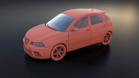 Seat Ibiza 6L - 5-door 3D model