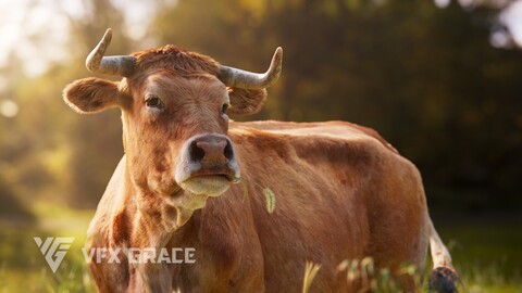 Cattle Cow Animated | VFX Grace