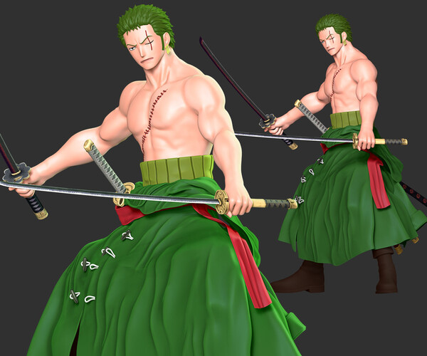 ArtStation - zoro from one piece