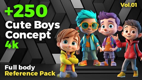 +250 Cute Boys Concept  (4K)