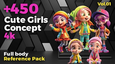 +450 Cute girls Concept (4K) - Limited OFF