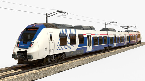 Bombardier TALENT Train National Express Rigged Animated