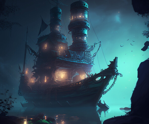 ArtStation - Sunken Ship's Sudden Shudder 9 | Artworks