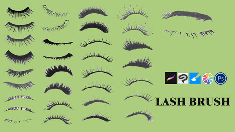 34 kinds of character eyelash brushes