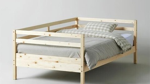 Groo solid wood bed SS super single day bed type