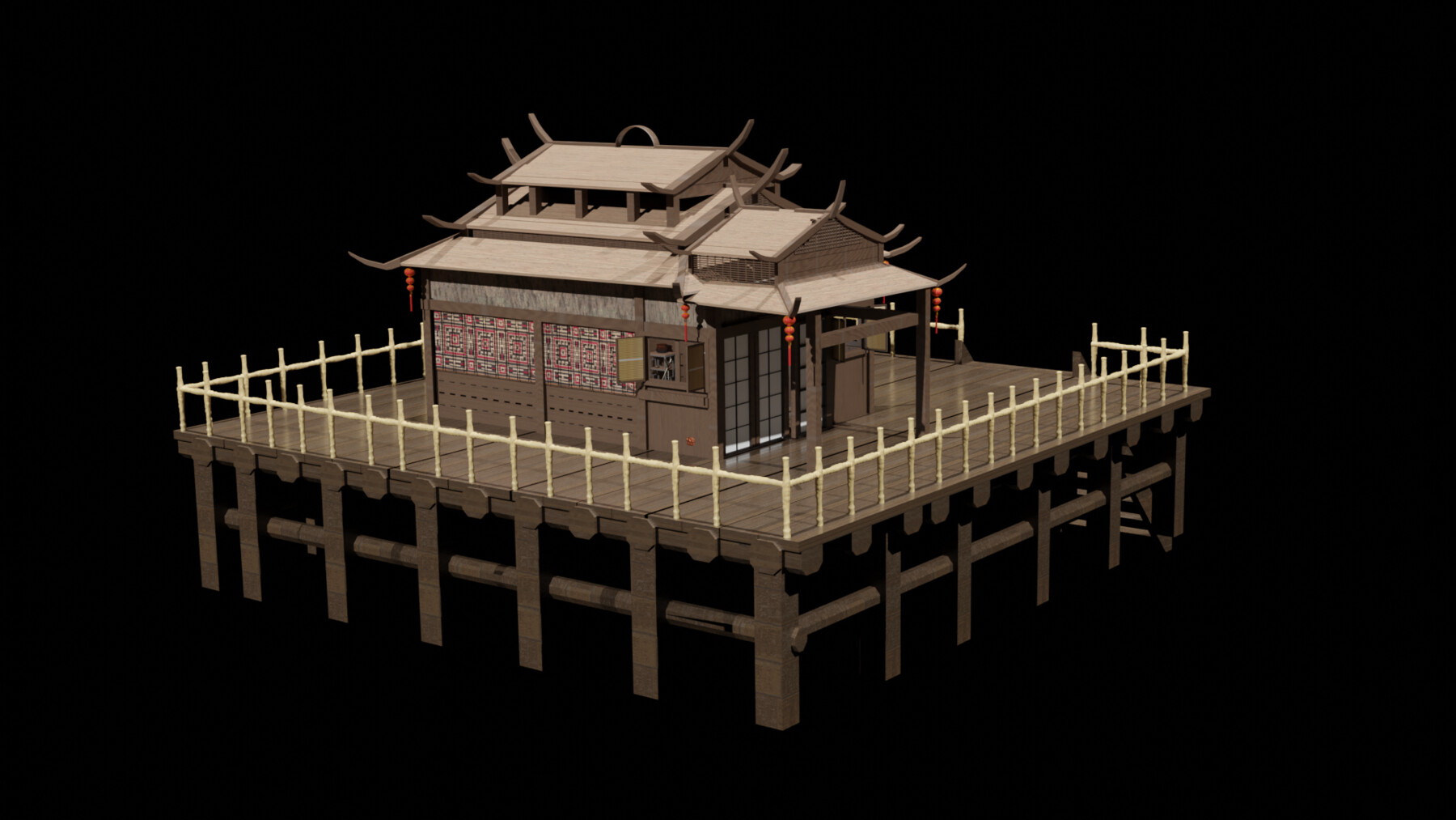 ArtStation - CHINESE HOUSE BUNDLE | Resources