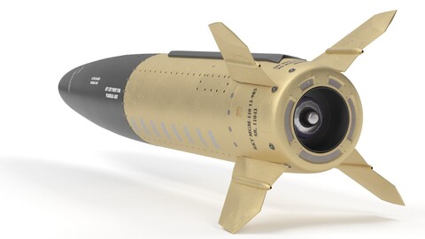 Lockheed Martin Mgm 140 Atacms 2 Tactical Missile 3D Model