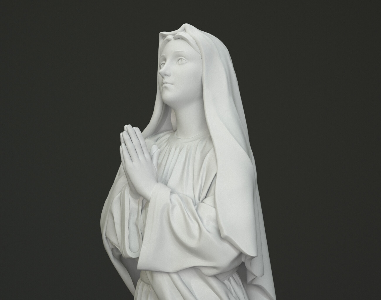 ArtStation - Mother Mary Statue 3D print model | Resources