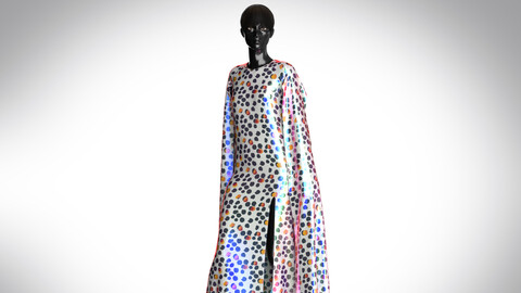 Girls-Iridescence Long Dress