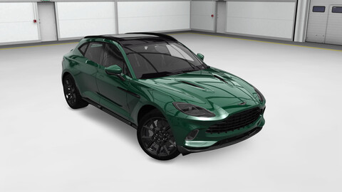3D Aston Martin DBX with Textures & Rigged