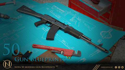 Noya 50 Modern Gun Blueprints v2