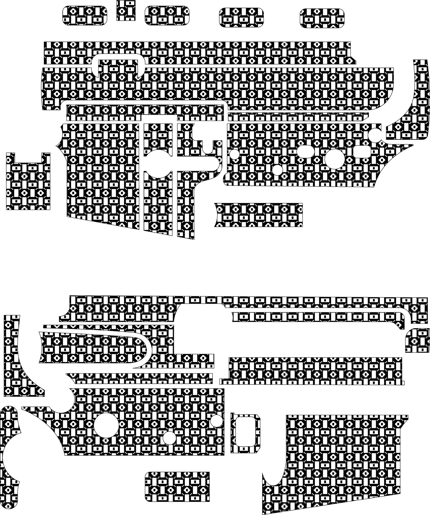 ArtStation - AR 15 Gun custom design 5white vector outline or line art ...