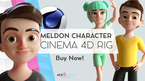 Meldon - C4D Rigged Children