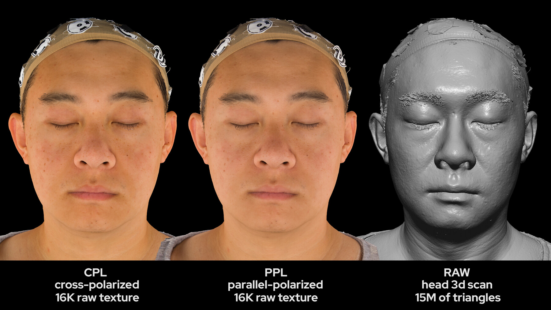 ArtStation - Asian Male 40s head scan 013 | Game Assets