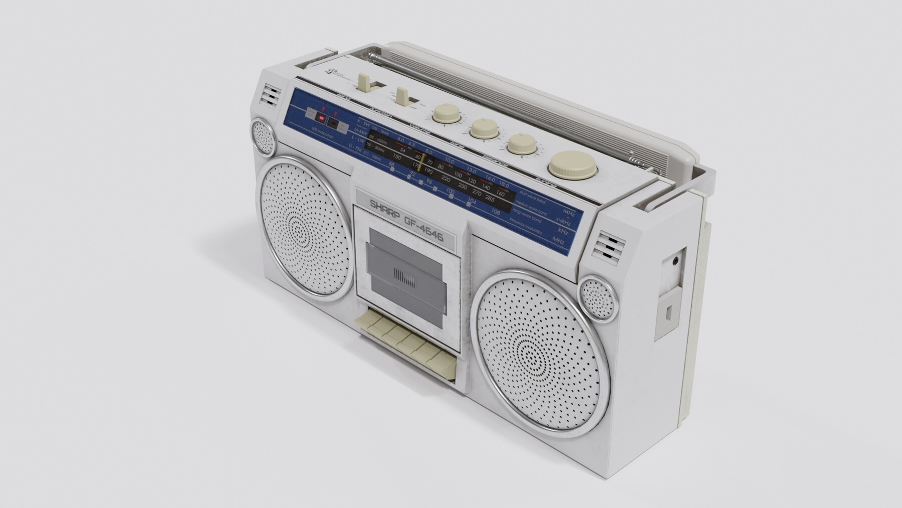 ArtStation - Boom Box SHARP GF - 4646 | Game Assets