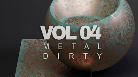 Metal vol04 Dirty 8K Seamless PBR Materials