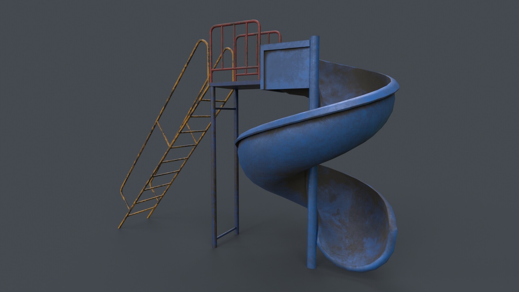 ArtStation - Poolroom 11 - Spiral Slides (The Poolrooms Collection)