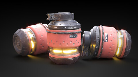 Grenade Sci-Fi 3D