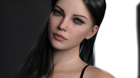 Claire Redfield Geneis 8 Face coloring - FoRender