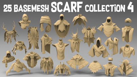 25 basemesh scarf collection 4