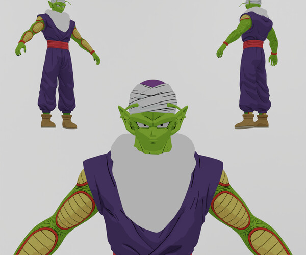 ArtStation - Piccolo Lowpoly RIgged | Resources