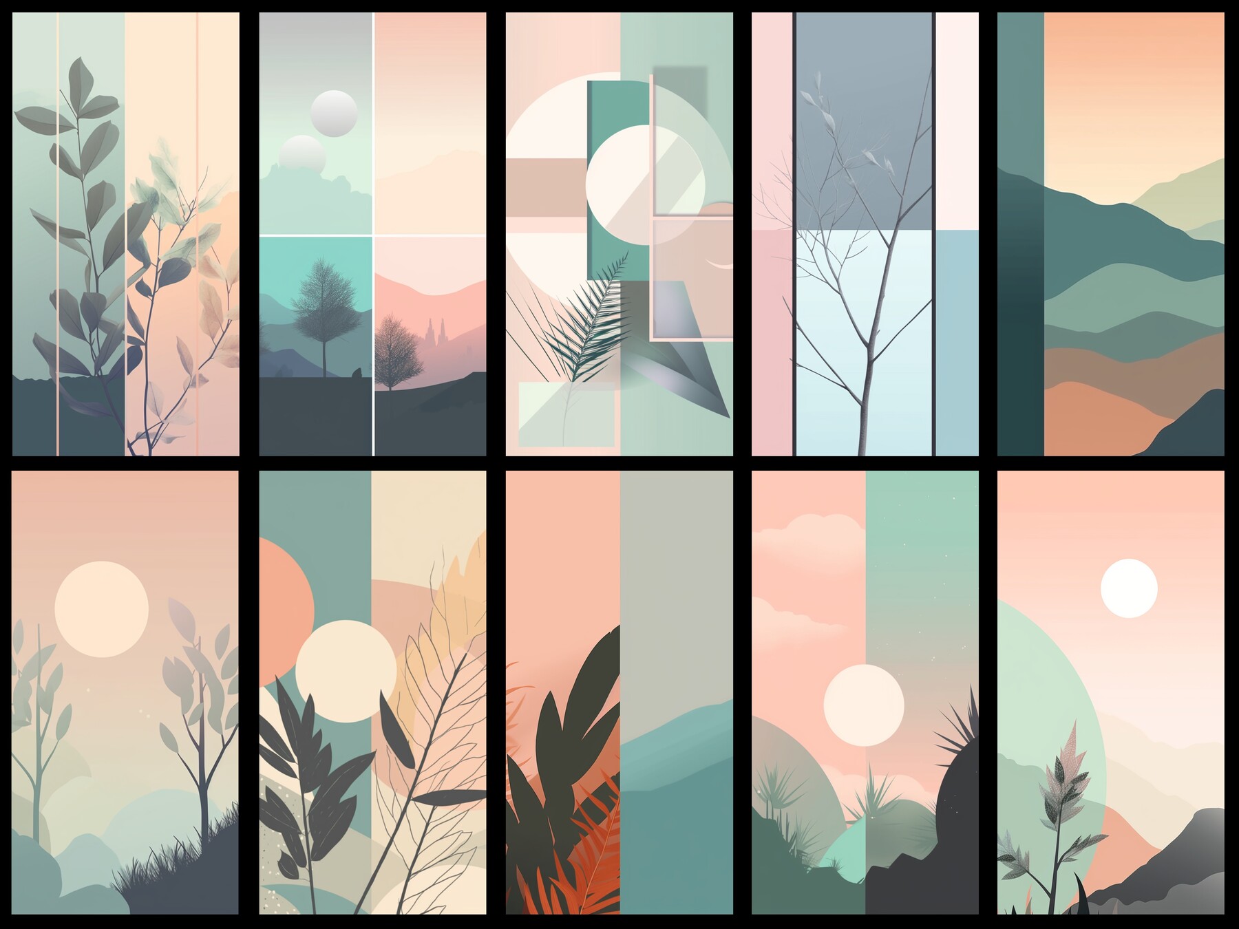 ArtStation - Ultra High Def & 8k+ Retro Nature Poster Art - DISCOUNT PACK -  Digital Naturescape Prints - Abstract Minimalism - Beautiful Garden Decor -  Spring Plant Artworks - Outdoor Backgrounds - Pastel Wallpapers -  Illustrations / References