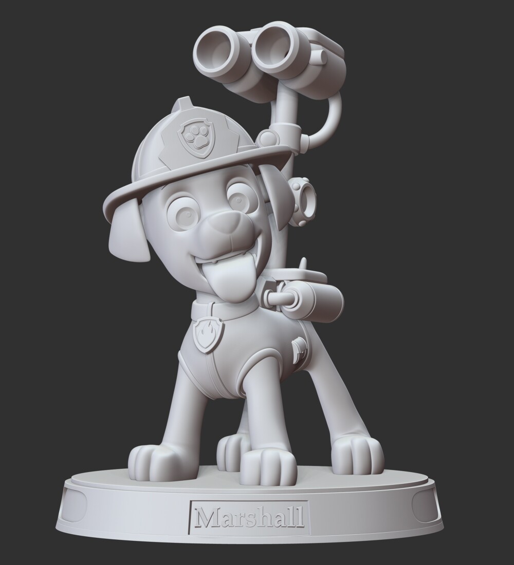 ArtStation - Paw Patrol - Marshall Fire | Resources