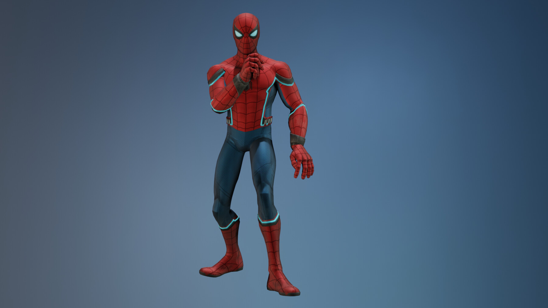 ArtStation - ANIMATED SPIDERMAN - Rigged Game ready Low poly model ...