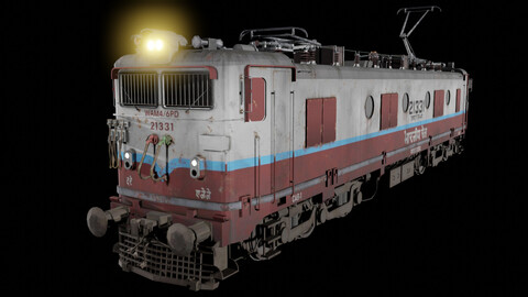 WAM-4 Indian Railways Locomotive - Animated and Rigged
