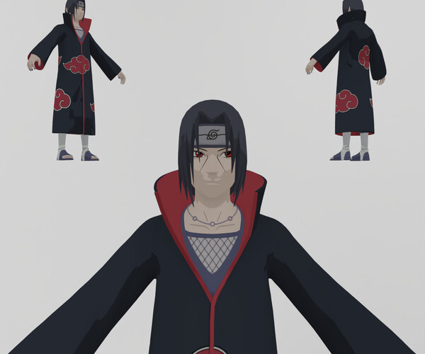 ArtStation - Itachi Uchiha Lowpoly Rigged | Resources