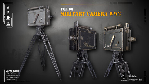 Military Camera (2) WW2 - VOL06 (Game Ready)