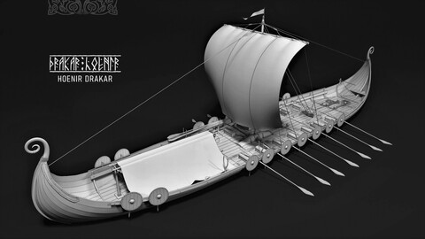 DRAKKAR VIKING SHIP + bonus