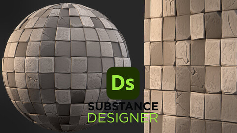 Stylized Tiles - Substance 3D Designer