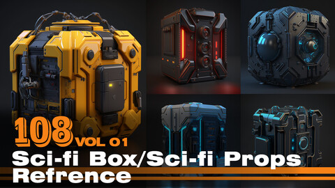 108 Sci-fi Box/Sci-fi Props Refrence V1