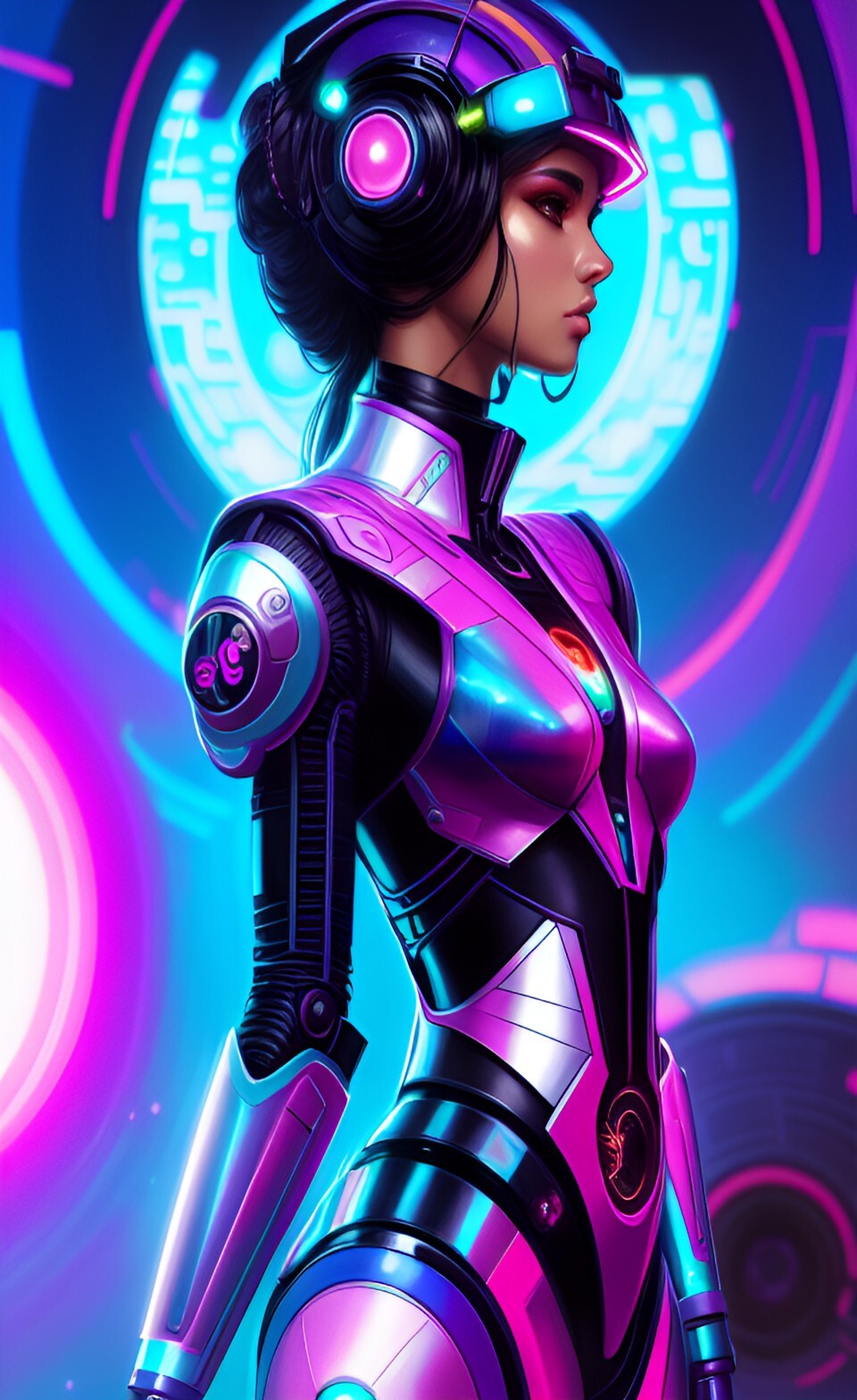 ArtStation - cyber lady 910 jpg wombo art pack | Artworks