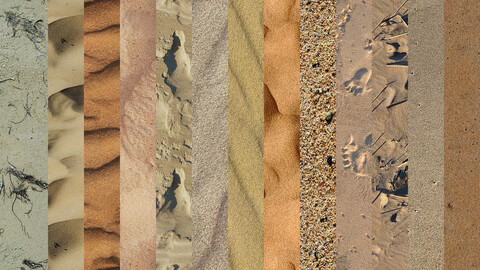 13 PBR sand materials