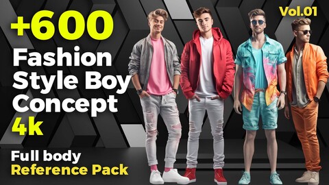 +600 Fashion Style Boy Concept  (4K)