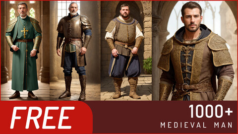 Free | Medieval Man Reference Images