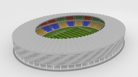 3D Model Stadium 2