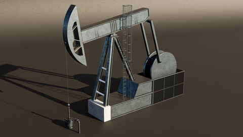 Oil Pump / Derrick - 3D Model