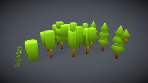 Poly World - Toon Forest Pack