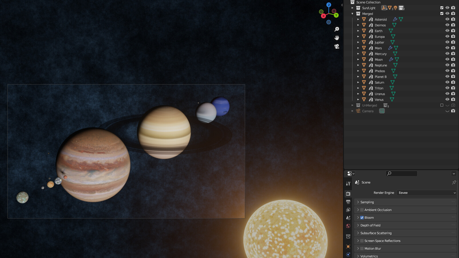 Artstation - Solar System Catalogue For Blender 