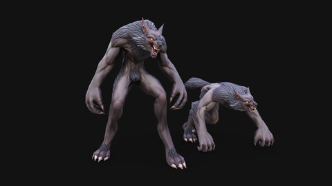 Stylized Werewolf