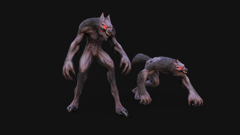 Stylized Werewolf - 02