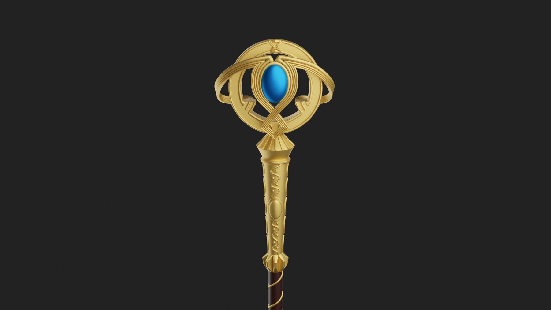 ArtStation - Wizard Staff 3D Model | Resources