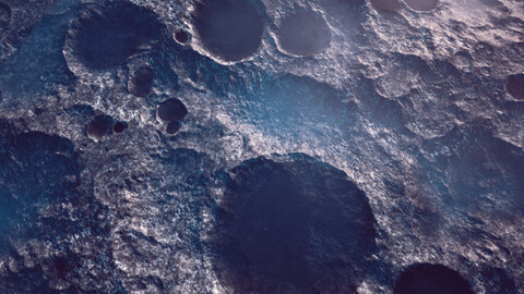 Crater heightmap