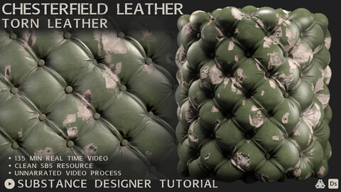 Substance designer tutorial - Chesterfield Leather