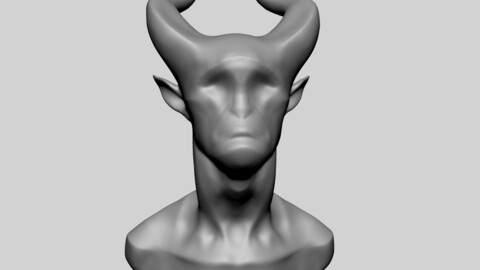 Creature Base Head with Timelapse